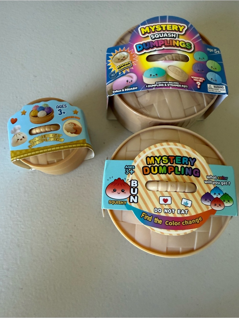 Mystery Squishy Dumpling Fun Toy Surprise Colour Stress Relief Fidget